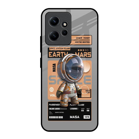 Space Ticket Redmi Note 12 Glass Back Cover Online