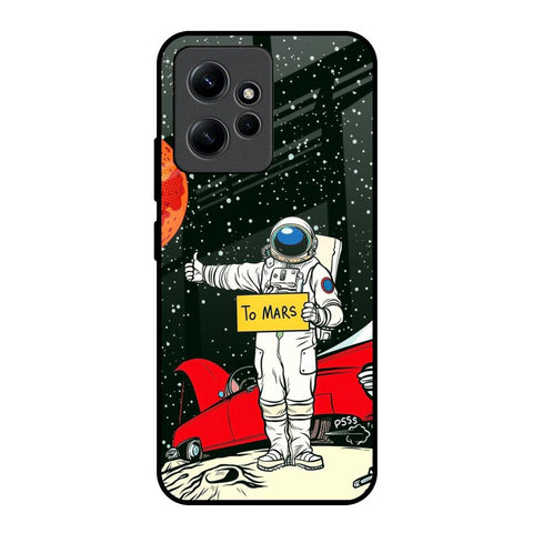 Astronaut on Mars Redmi Note 12 Glass Back Cover Online