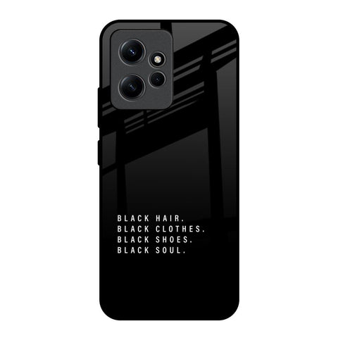 Black Soul Redmi Note 12 Glass Back Cover Online