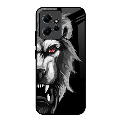 Wild Lion Redmi Note 12 Glass Back Cover Online