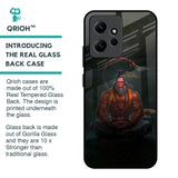 Lord Hanuman Animated Glass Case for Redmi Note 12