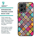 Multicolor Mandala Glass Case for Redmi Note 12