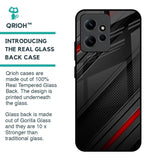 Modern Abstract Glass Case for Redmi Note 12