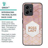 Boss Lady Glass Case for Redmi Note 12