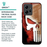 Red Skull Glass Case for Redmi Note 12