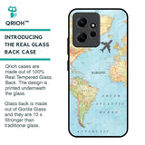 Fly Around The World Glass Case for Redmi Note 12