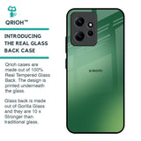 Green Grunge Texture Glass Case for Redmi Note 12