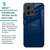 Royal Navy Glass Case for Redmi Note 12