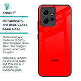 Blood Red Glass Case for Redmi Note 12