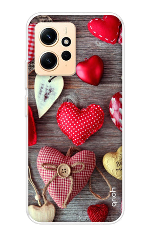 Valentine Hearts Redmi Note 12 Back Cover