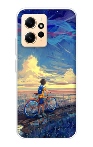 Riding Bicycle to Dreamland Redmi Note 12 Back Cover