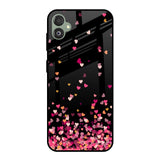 Heart Rain Fall Samsung Galaxy F14 5G Glass Back Cover Online