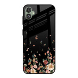 Floating Floral Print Samsung Galaxy F14 5G Glass Back Cover Online