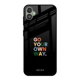 Go Your Own Way Samsung Galaxy F14 5G Glass Back Cover Online