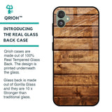 Wooden Planks Glass Case for Samsung Galaxy F14 5G