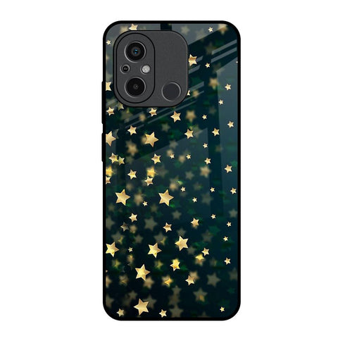 Dazzling Stars Redmi 12C Glass Back Cover Online