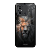 Devil Lion Redmi 12C Glass Back Cover Online