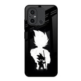 Monochrome Goku Redmi 12C Glass Back Cover Online