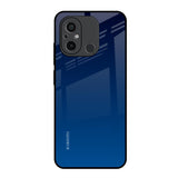 Very Blue Redmi 12C Glass Back Cover Online