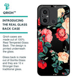 Floral Bunch Glass Case For Redmi 12C