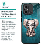 Adorable Baby Elephant Glass Case For Redmi 12C