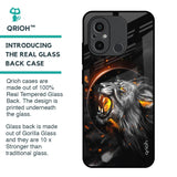 Aggressive Lion Glass Case for Redmi 12C