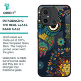 Owl Art Glass Case for Redmi 12C