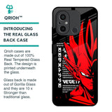 Red Vegeta Glass Case for Redmi 12C