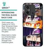 Anime Eyes Glass Case for Redmi 12C