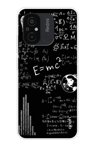 Equation Doodle Redmi 12C Back Cover