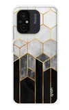 Hexagonal Pattern Redmi 12C Back Cover