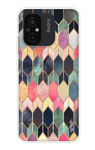 Shimmery Pattern Redmi 12C Back Cover