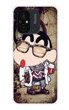 Nerdy Shinchan Redmi 12C Back Cover