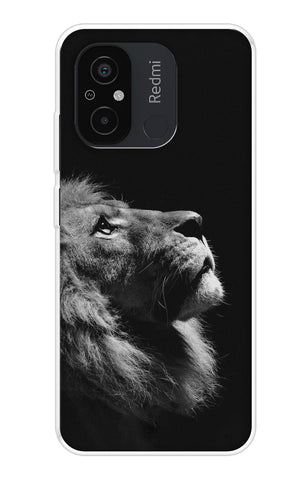 Lion Looking to Sky Redmi 12C Back Cover