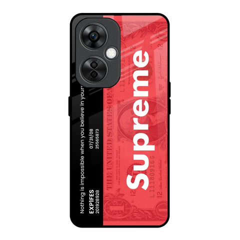 Supreme Ticket OnePlus Nord CE 3 Lite 5G Glass Back Cover Online