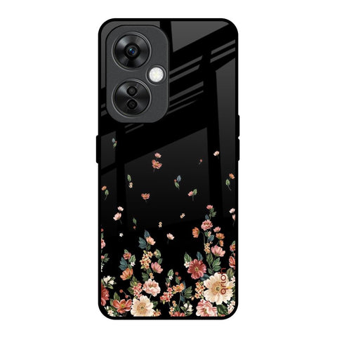 Floating Floral Print OnePlus Nord CE 3 Lite 5G Glass Back Cover Online