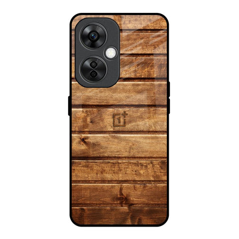 Wooden Planks OnePlus Nord CE 3 Lite 5G Glass Back Cover Online