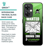 Zoro Wanted Glass Case for OnePlus Nord CE 3 Lite 5G