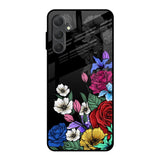 Rose Flower Bunch Art Samsung Galaxy M54 5G Glass Back Cover Online