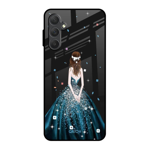 Queen Of Fashion Samsung Galaxy M54 5G Glass Back Cover Online