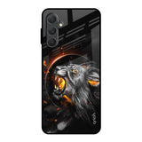 Aggressive Lion Samsung Galaxy M54 5G Glass Back Cover Online