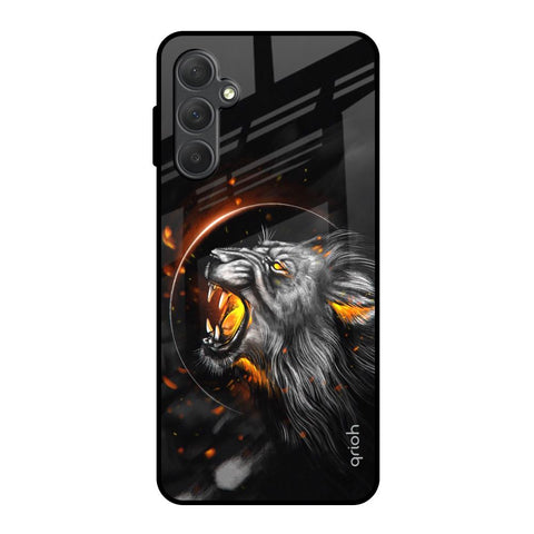 Aggressive Lion Samsung Galaxy M54 5G Glass Back Cover Online