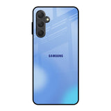 Vibrant Blue Texture Samsung Galaxy M54 5G Glass Back Cover Online