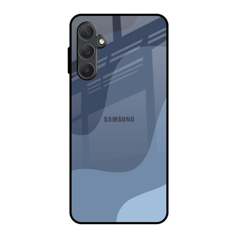 Navy Blue Ombre Samsung Galaxy M54 5G Glass Back Cover Online