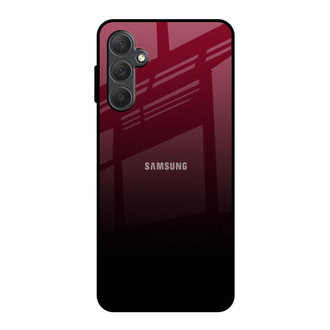 Wine Red Samsung Galaxy M54 5G Glass Back Cover Online