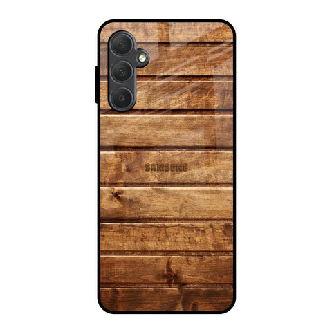 Wooden Planks Samsung Galaxy M54 5G Glass Back Cover Online