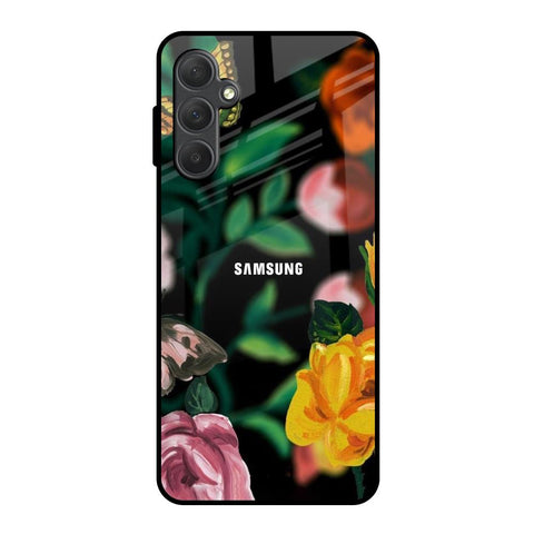 Flowers & Butterfly Samsung Galaxy M54 5G Glass Back Cover Online