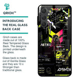 Astro Glitch Glass Case for Samsung Galaxy M54 5G