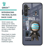 Space Travel Glass Case for Samsung Galaxy M54 5G