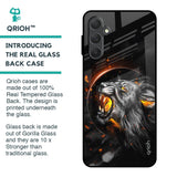 Aggressive Lion Glass Case for Samsung Galaxy M54 5G